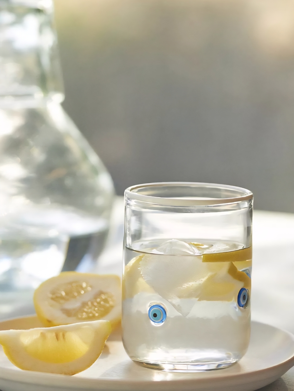 Anthropologie Evil Eye Icon Juice Glass